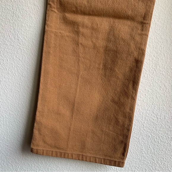 Carhartt Mens Relaxed Fit Utility Work Canvas Pants in Brown - Picture 9 of 12